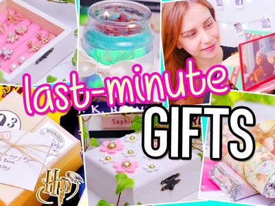LAST MINUTE DIY Christmas Gifts! Harry Potter, magic card & more! For BFF, Boyfriend, Parents. 