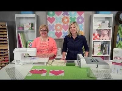 Make a Hugs & Kisses Baby Quilt with the GO! Qube (Part 2)