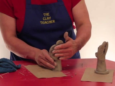 Making a Clay Angel with Air Dried Pottery Clay with The Clay Teacher