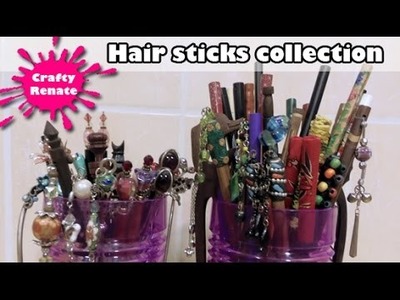 My hair sticks & forks collection