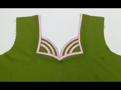 Neck design like rising sun | cutting and stitching in Hindi | #14