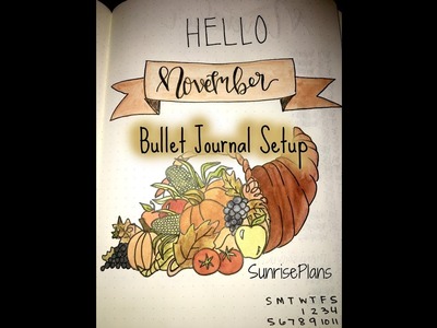 November Setup Bullet Journal || Leuchtturm 1917