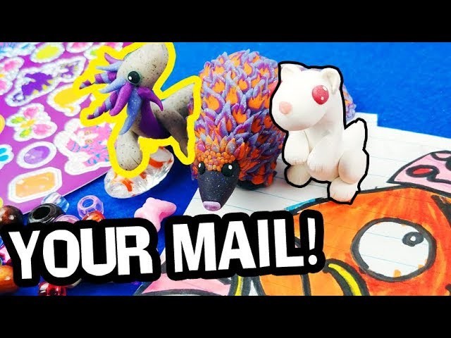 OPENING YOUR MAIL! Fanmail Polymer Clay Charms, Drawings, Dream Catcher