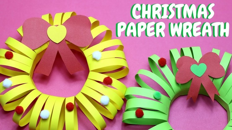 Paper Christmas Wreath | Christmas Ideas | Paper Crafts