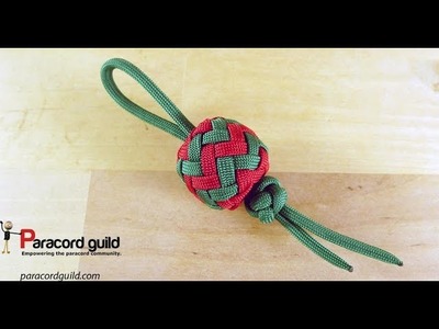 Paracord Christmas tree decorations- baubles