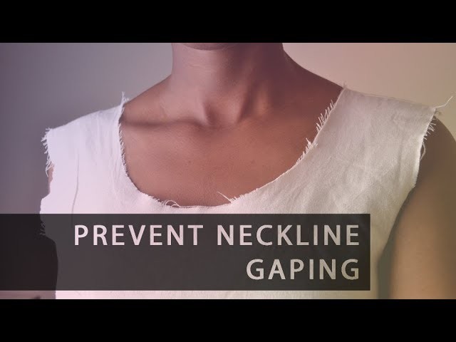 Pattern Drafting Tutorial - Prevent Neckline Gaping with Contouring • Elewa
