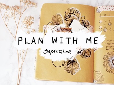 Plan With Me: September 2017 - Bullet Journal Setup | Khaenine