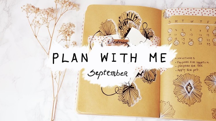 Plan With Me: September 2017 - Bullet Journal Setup | Khaenine