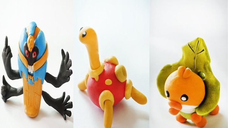 Pokemon Clay Requests #7: Cofagrigus, Sewaddle, Shuckle
