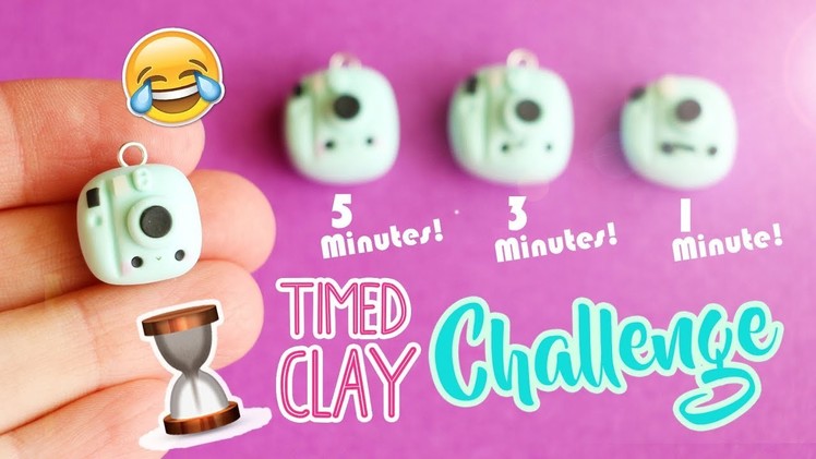 Polymer Clay Timed Challenge #2! (Kawaii Polaroid Camera)