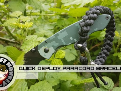Practical Paracord #1 - Zipper Sinnet Quick Deploy Bracelet