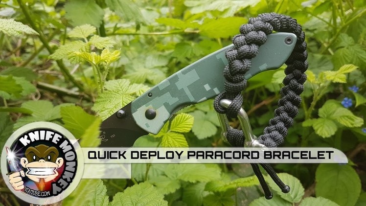Practical Paracord #1 - Zipper Sinnet Quick Deploy Bracelet