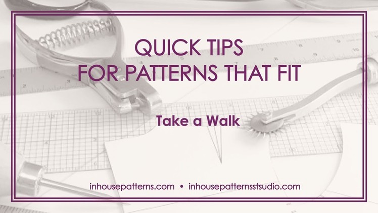Quick Tips for Patterns That Fit:  Take Your Sleeve for a Walk