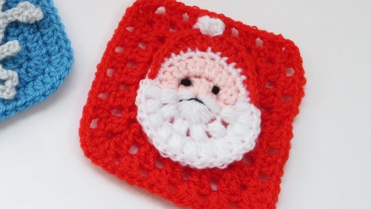 Santa Granny Square - How to Crochet