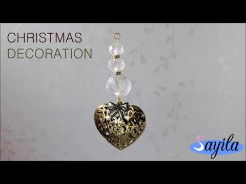 Schmuck basteln - Chrismas Decoration (DIY-Anleitung by Sayila)