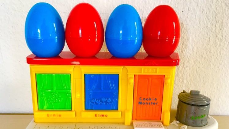 Sesame Street Pop Up and Surprise Eggs