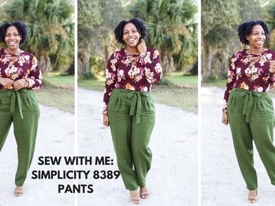 Sew With Me: Simplicity 8389 View D Pants