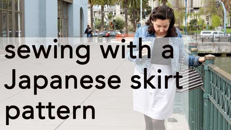 Sewing a Skirt with a Japanese Pattern | Vintage on Tap