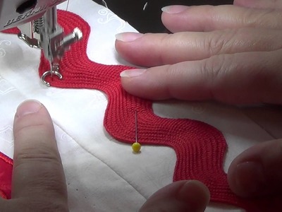Sewing on Jumbo Rick Rack