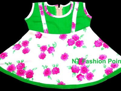 Simple baby dress cutting and stitching | Baby dress design 2018 | Baby frock