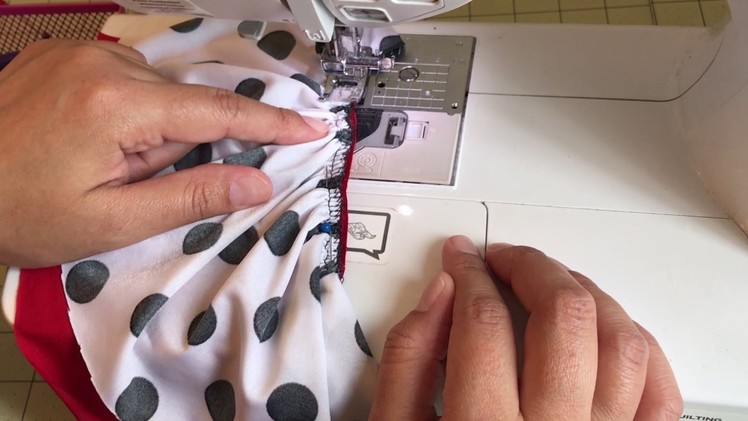 Super Easy * How to Attach Your Gathered Ruffle To Any Garment