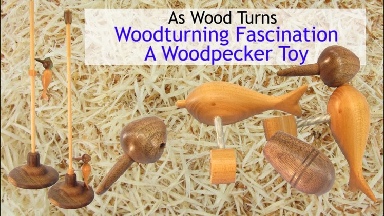 Woodturning Fascination - A Woodpecker Toy