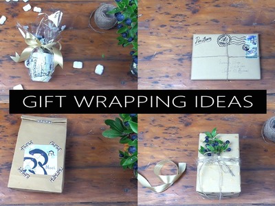 Wrapping Christmas Presents - 4 ways