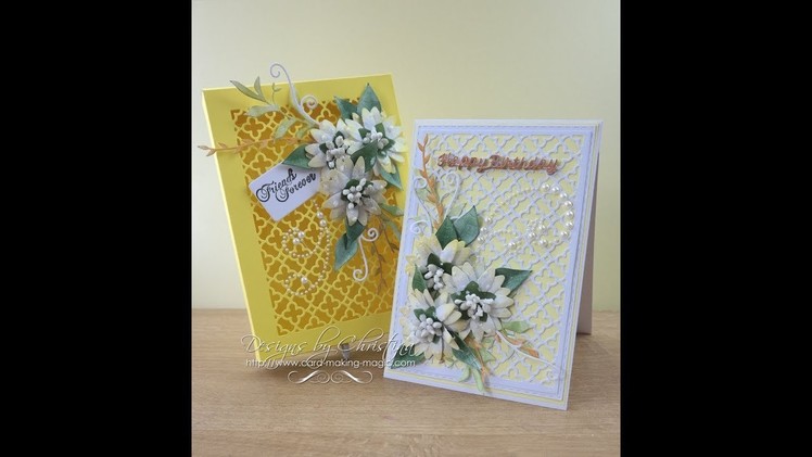 Yellow Floral - Complete Card & Box