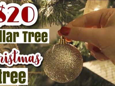 $20 Dollar Tree Christmas Decor Challenge Collab 2017 | Day 2 of 12 days of Kristmas