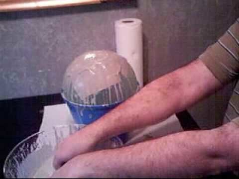 #44) Making a pot with paper and slip