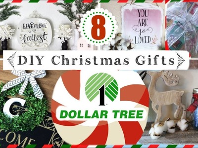 8 DOLLAR TREE DIY CHRISTMAS GIFT IDEAS | Cheap Christmas Gift Ideas | Momma from scratch