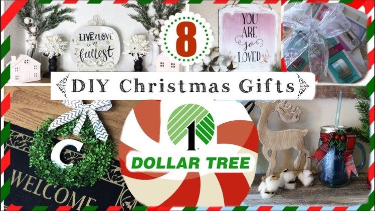 8 DOLLAR TREE DIY CHRISTMAS GIFT IDEAS | Cheap Christmas Gift Ideas | Momma from scratch