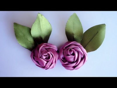 ABC TV | 2 Tips | How To Make Rose Ribbon Flower - Craft Tutorial