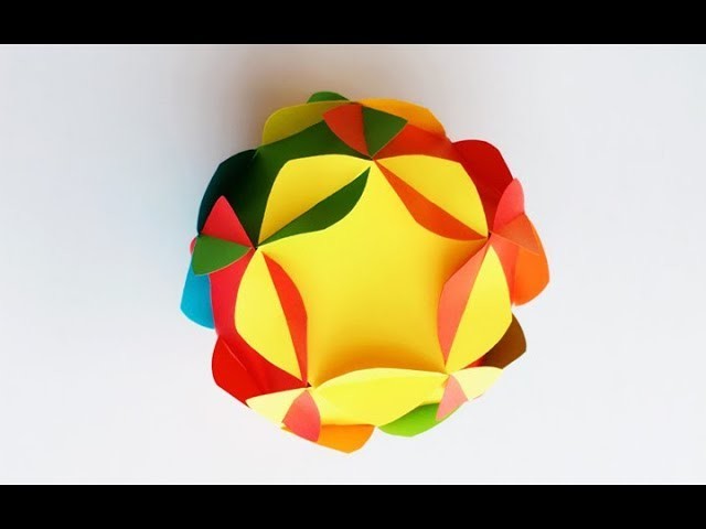 ABC TV | How To Make 3D Ball Paper Flower - Craft Tutorial