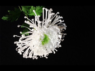 ABC TV | How To Make Spider Chrysanthemum Flower From Crepe Paper #2 - Craft Tutorial