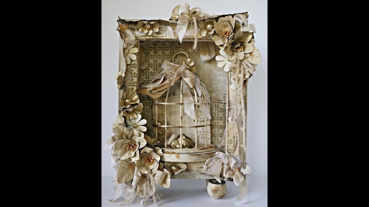 Altered Birdcage Canvas with Robbie Herring