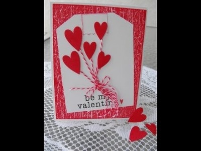 Be My Valentine Card with Sizzix