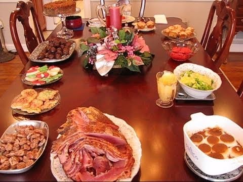 Betty's Christmas Dinner Table, 2010
