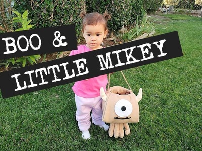 Boo and Little Mikey Monsters Inc Halloween Costume
