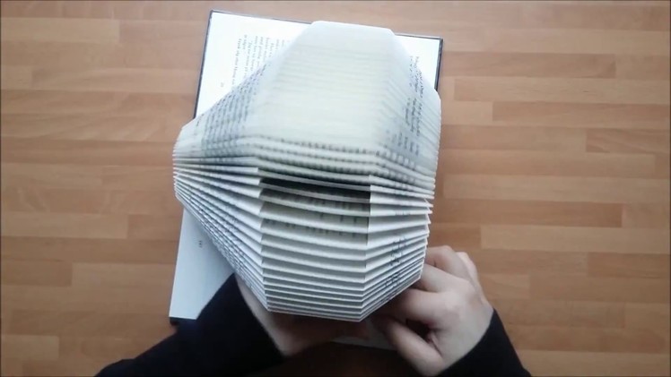 Bookfolding - How to fold 2 Hearts + Pattern | Vik en bok - steg för steg