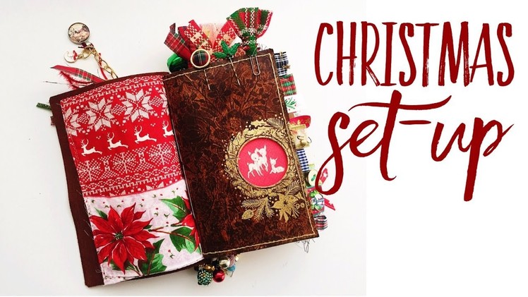 Christmas Traveler's Notebook Setup | December Daily, Planner