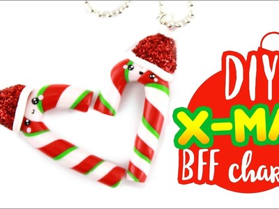 DIY Candy Cane BFF CHARMS! - X-mas DIY! | KAWAII FRIDAY