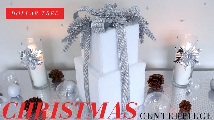 DIY CHRISTMAS CENTERPIECE | DOLLAR TREE  DIY CHRISTMAS CENTERPIECE | ELEGANT BLING & FUR