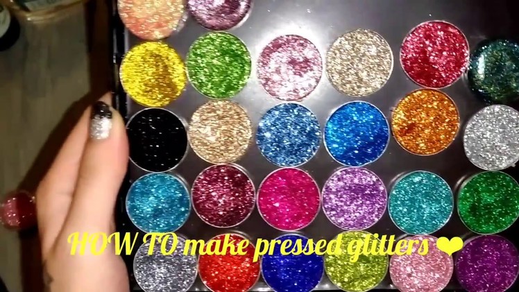 DIY:Pressed Glitters |QUICKCLIP||Method 1|