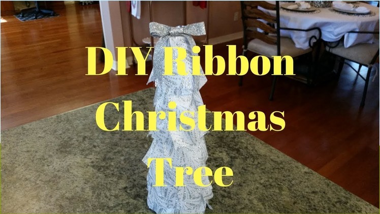 DIY Ribbon Christmas Tree
