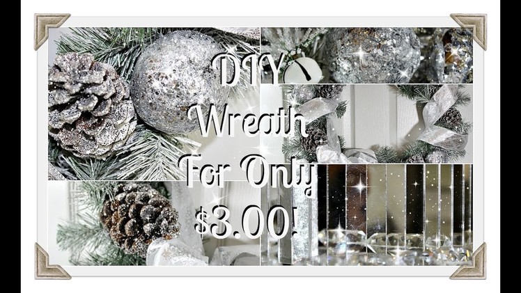 ????❄️Dollar Tree Glam ❄️Super Affordable!!❄️ Glam DIY Christmas Wreath????❄️