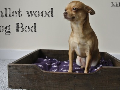 Easy Pallet Wood Dog Bed Upcycled