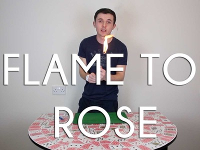 Flame To Rose Magic Trick