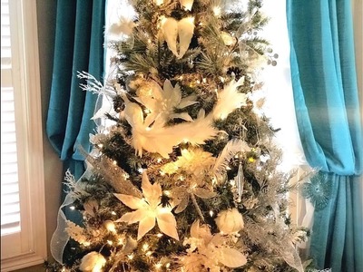 Glam Christmas Tree Reveal - (Untraditional Winter Wonderland)