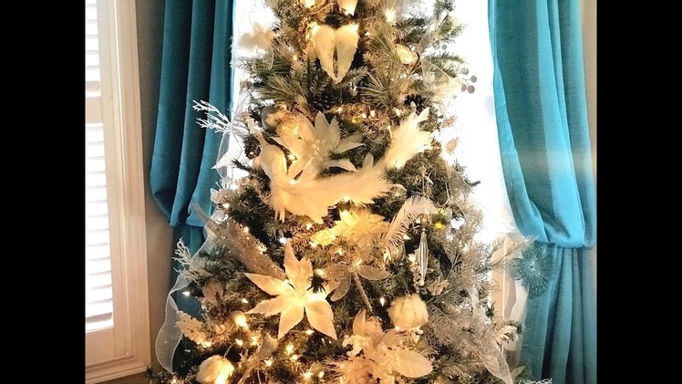 Glam Christmas Tree Reveal - (Untraditional Winter Wonderland)